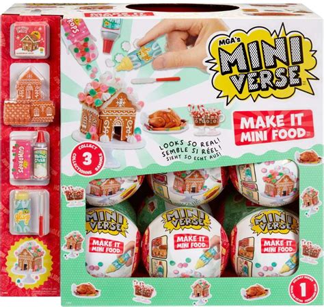 miniverse holiday series|miniverse make it mini food christmas.